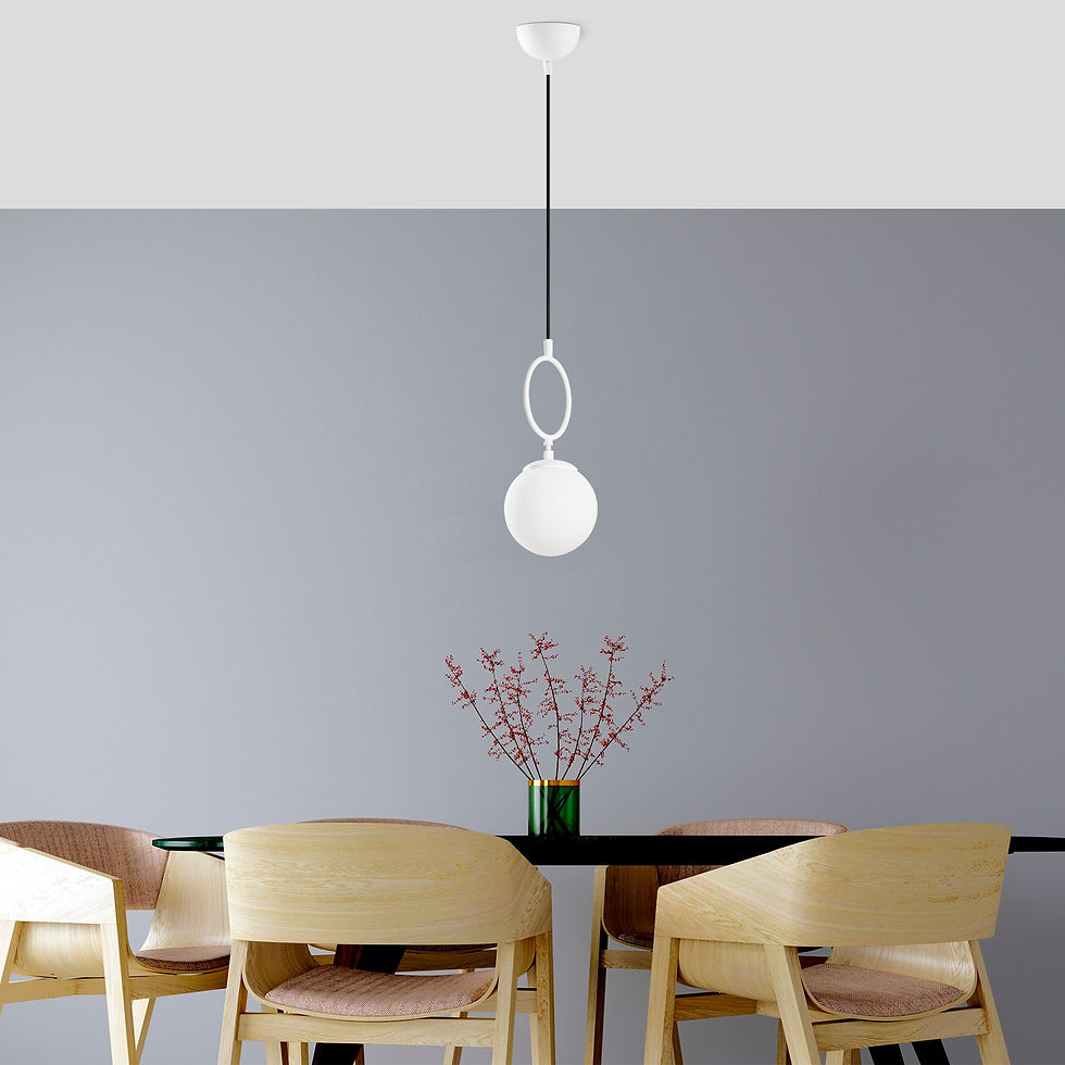 Luminara Elegance: The White Metal Chandelier