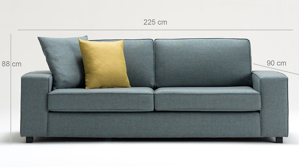 Thumbnail: Doha Sofa For 3 Pr - Blue