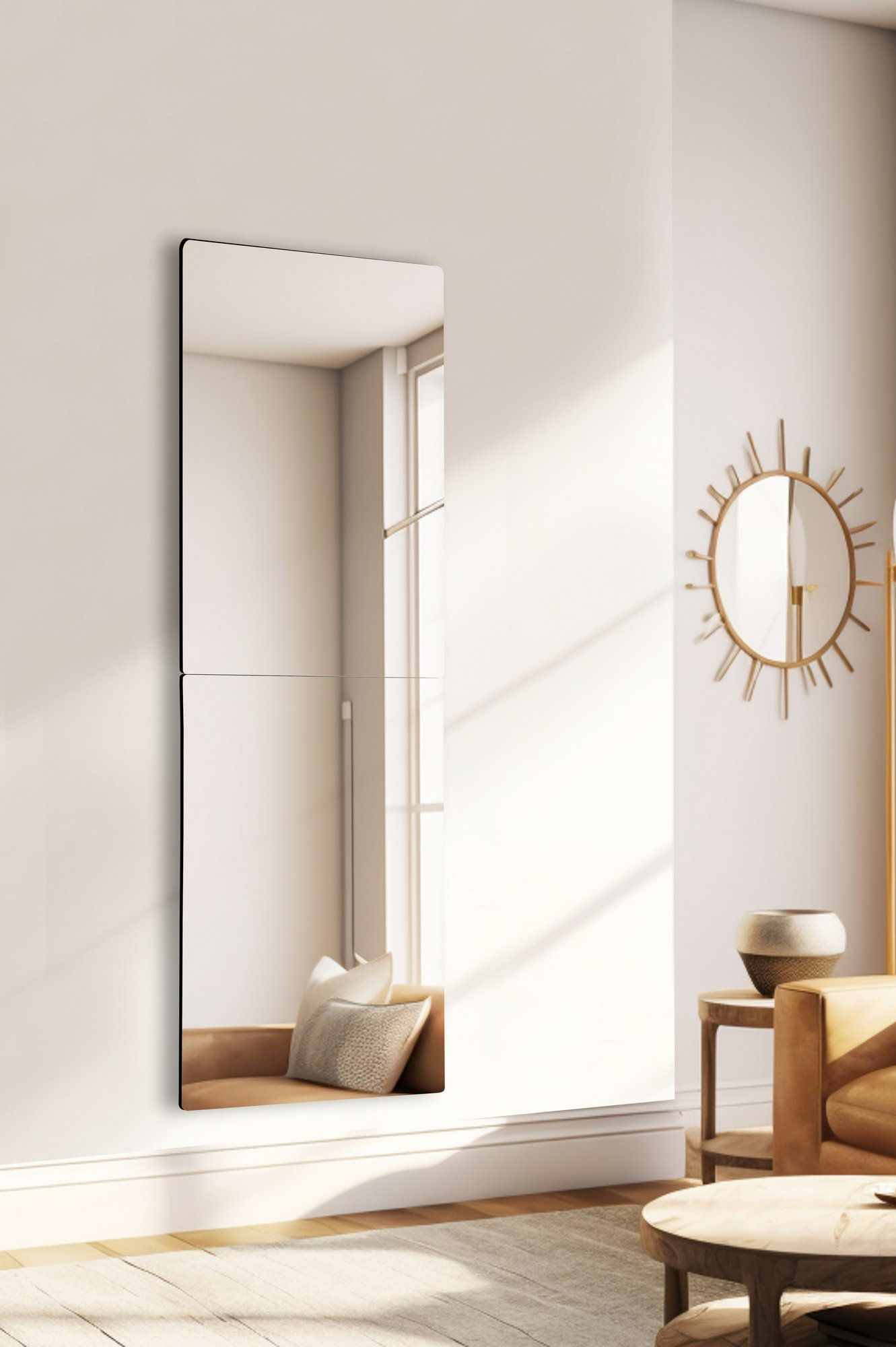 Rectangular 2 - 40 x 120 cm - Silver