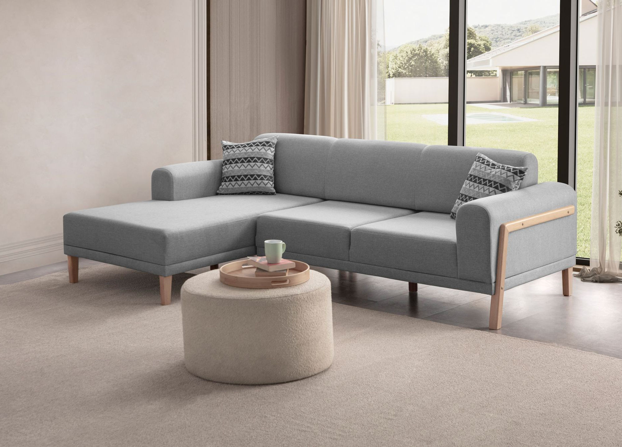 Latte Relax Left - Grey