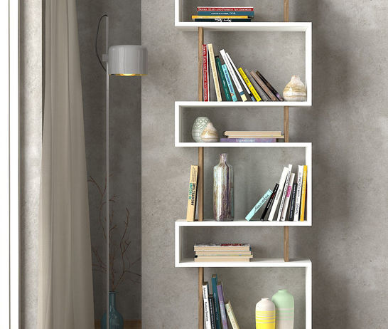 Thumbnail: Blok - White, Walnut