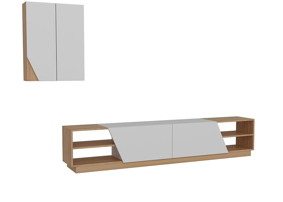 Thumbnail: Zebra - White, Teak
