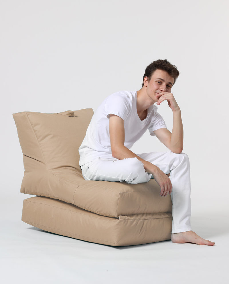 Thumbnail: Siesta Sofa Bed Pouf - Mink