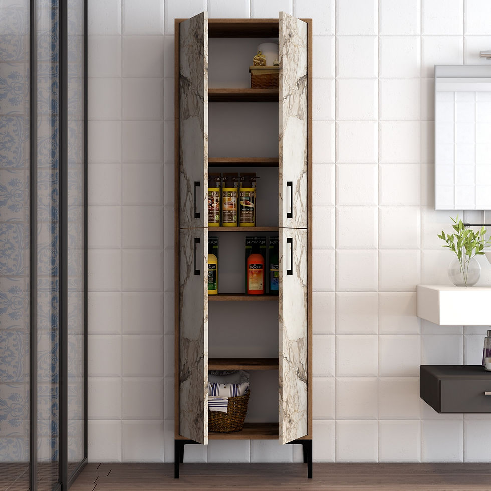 Thumbnail: Berlin A - Walnut, White Marble