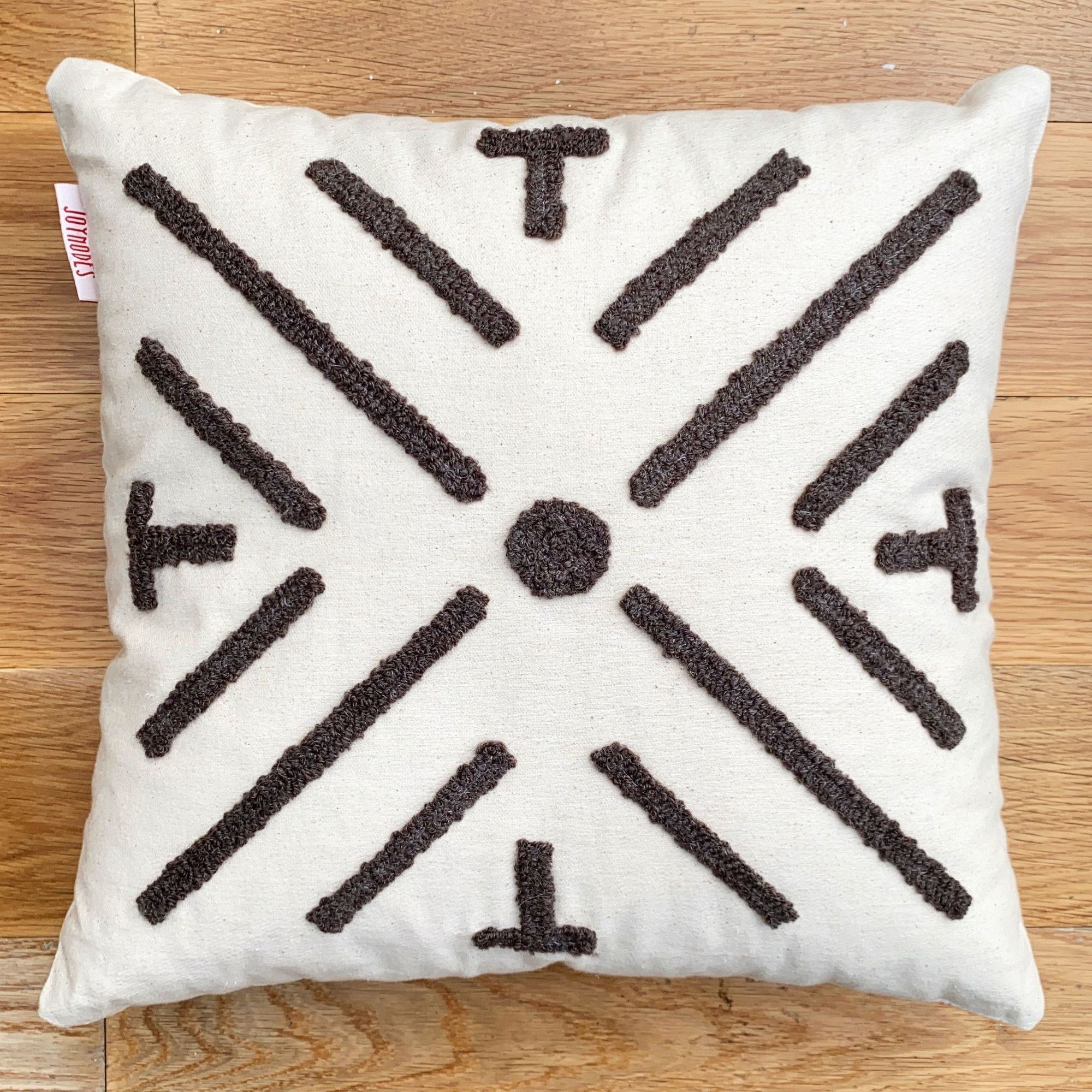 Nabu Organic Woven Punch Pillow Cover
