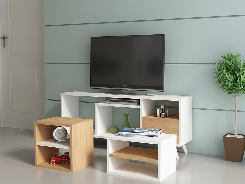Thumbnail: Selin - White, Teak