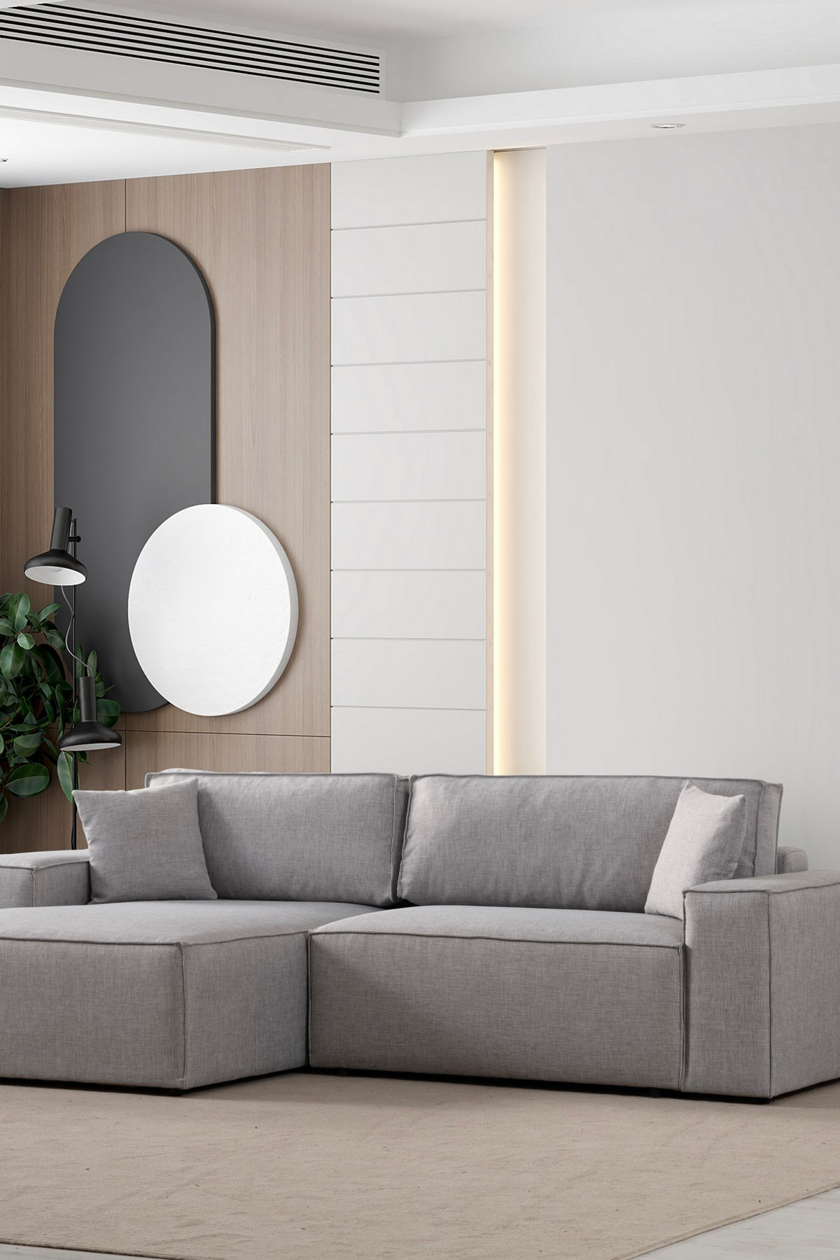 Pirlo Corner Left - Light Grey