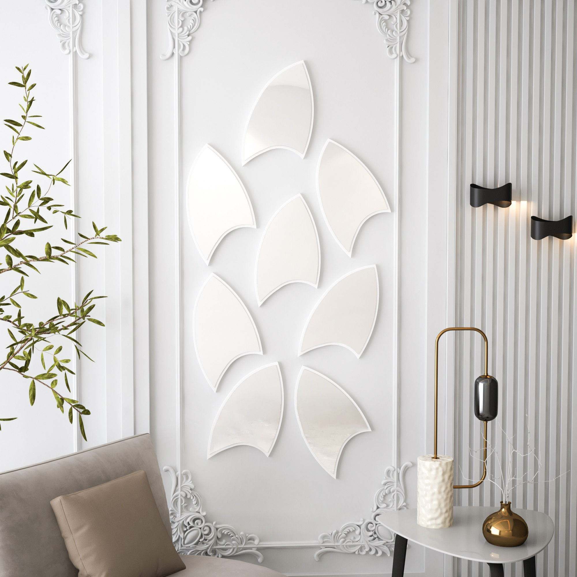 Damla Large - White