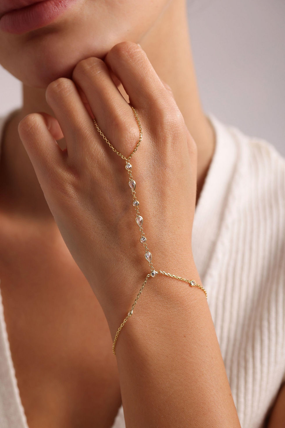 Thumbnail: LustreGleam Silver Charm Bracelet