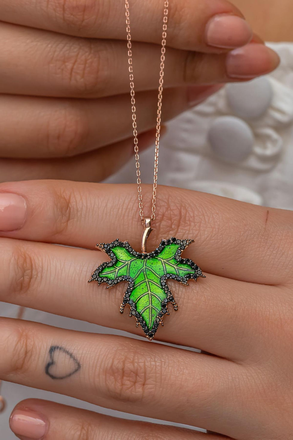 Thumbnail: LustraRose Sterling Zircon Elegance Necklace
