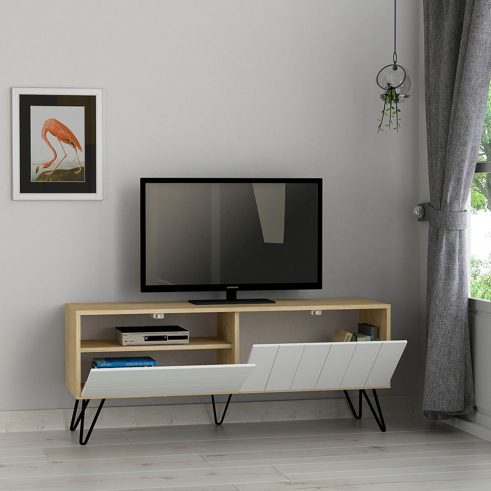 Thumbnail: Picadilly Tv Stand - Oak- White