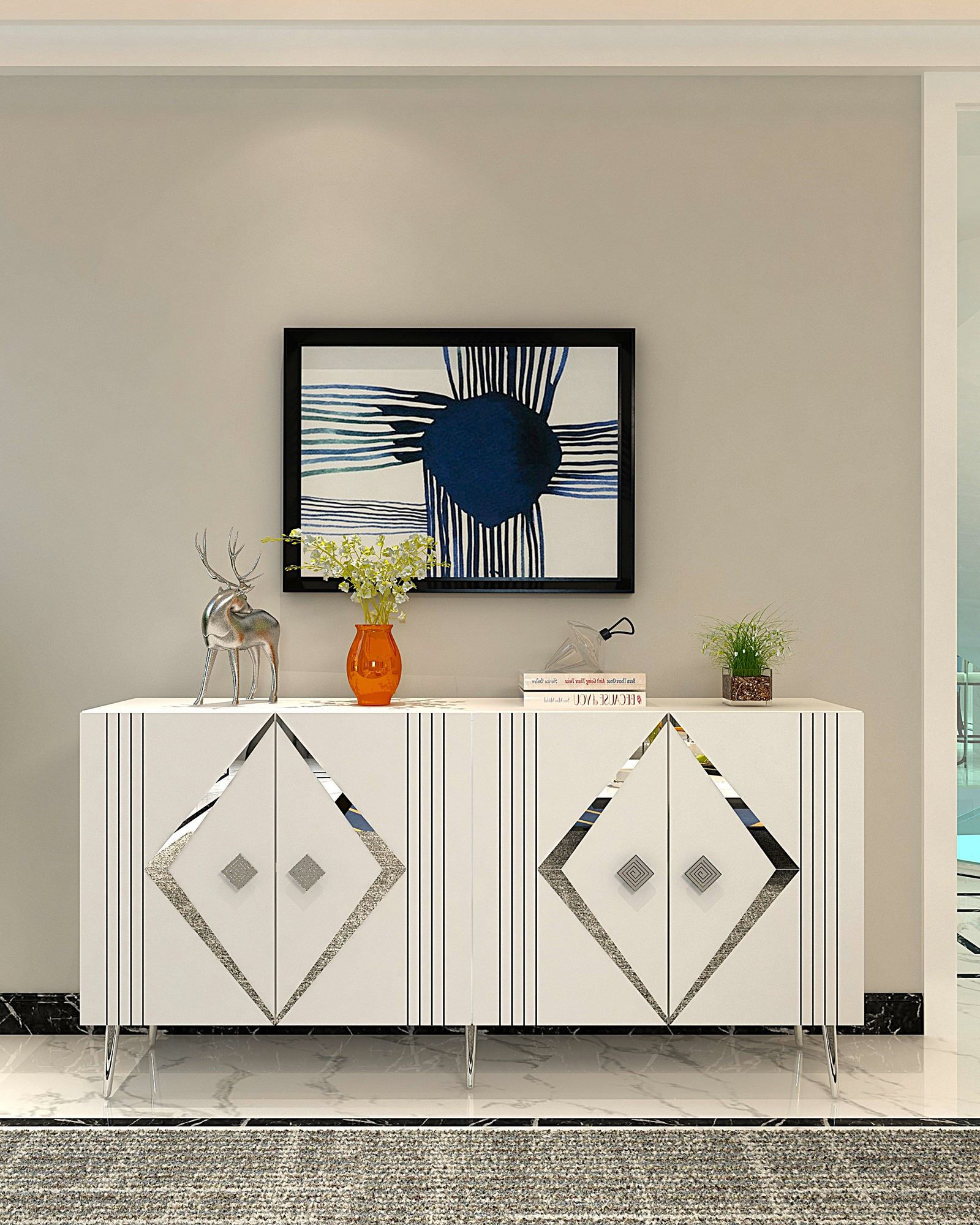 Domino KB150 - White, Silver