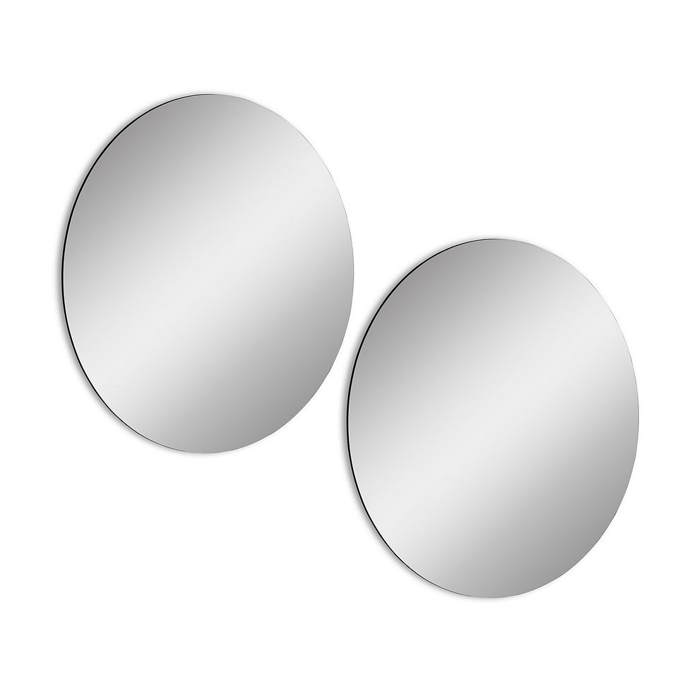 Thumbnail: Round - Double - Diameter: 30 cm - Silver