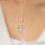 Thumbnail: LustreZir Silver Elegance Necklace