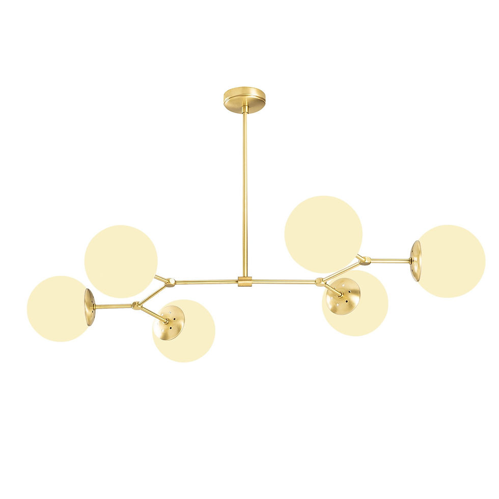 Thumbnail: LustraLuxe Glow - Scandinavian Elegance Chandelier