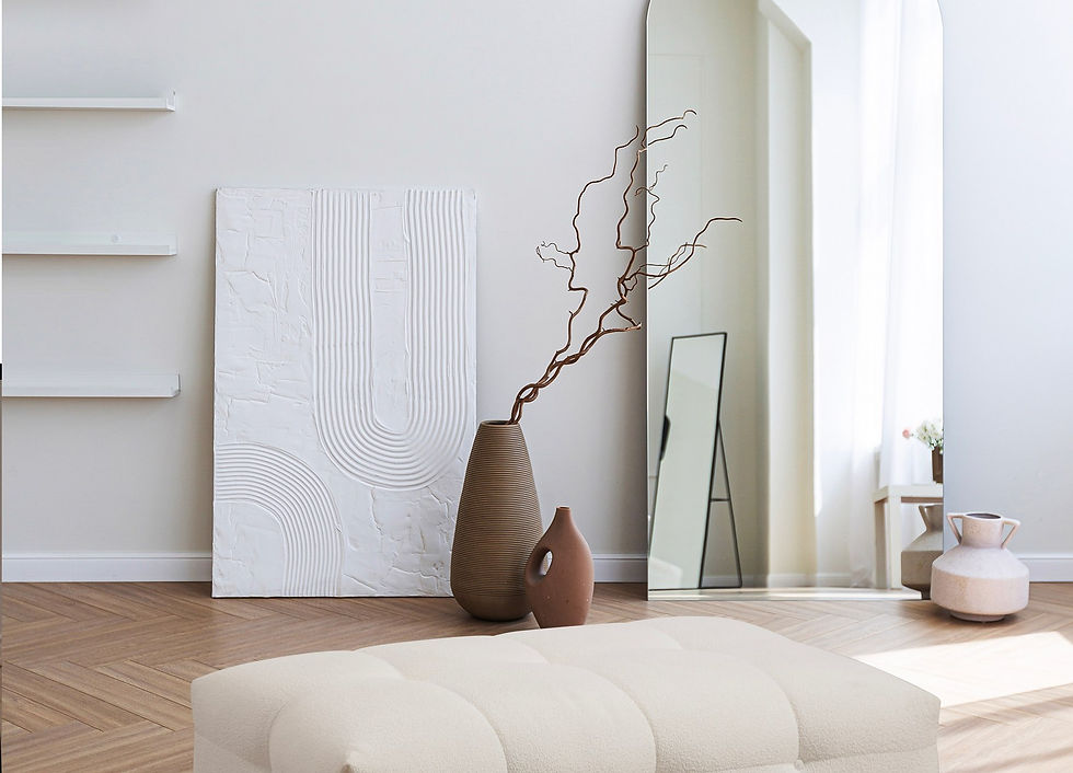 Cady Ottoman - Beige