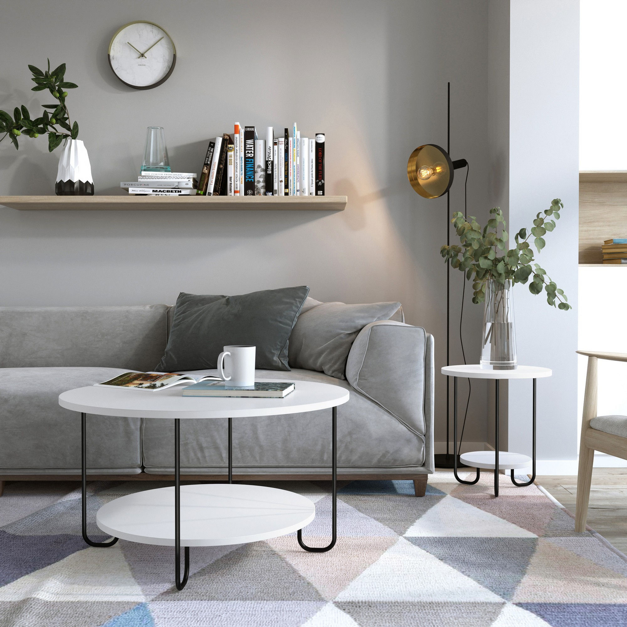 Corro Coffee Table - White