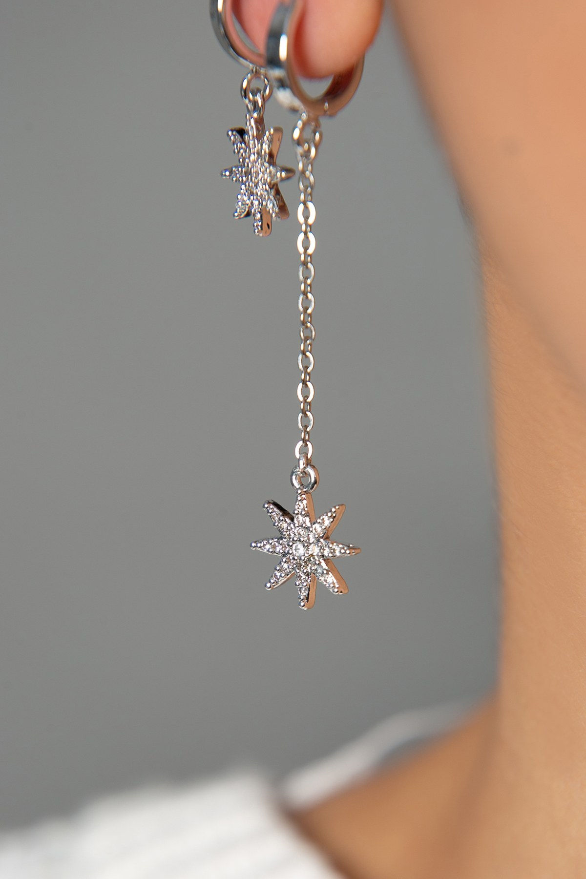 LustraGlint Metal Earrings