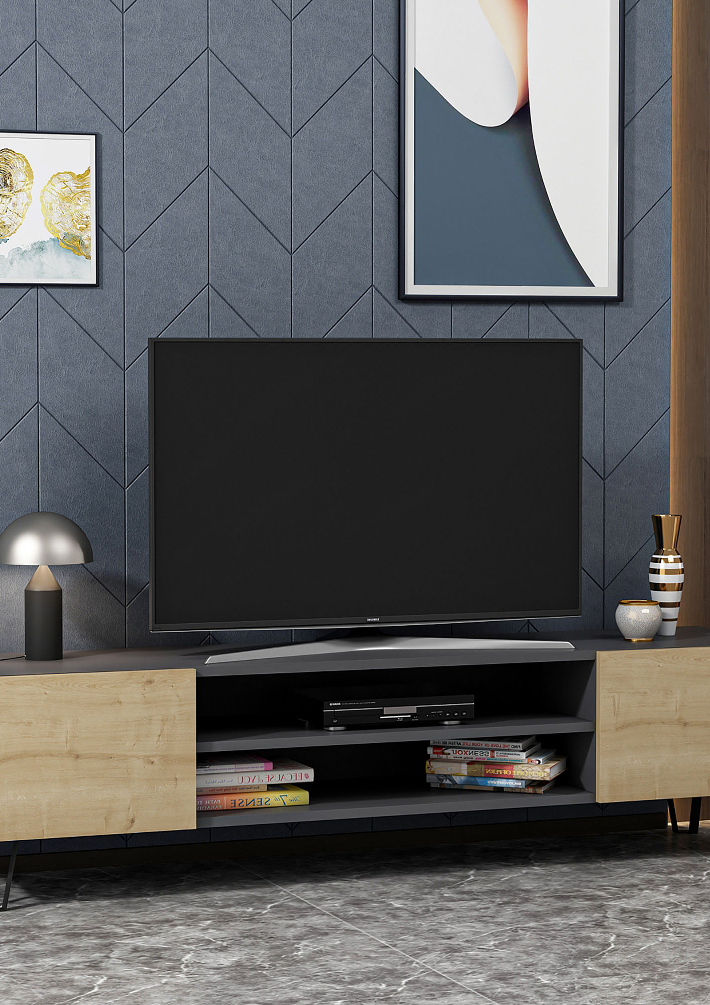 Bloom - Anthracite, Oak