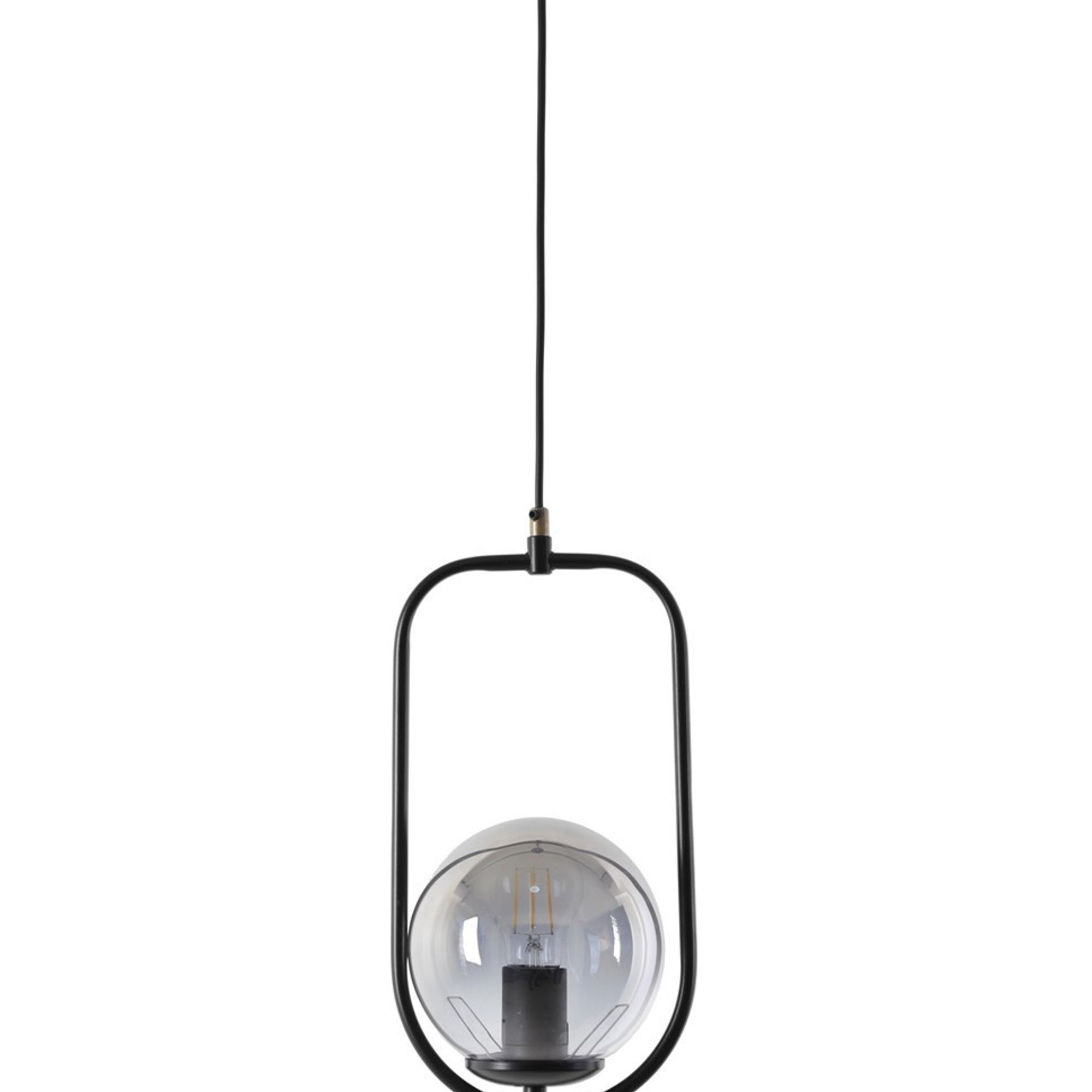 Ahu Tekli Fume Camli Siyah Sarkit