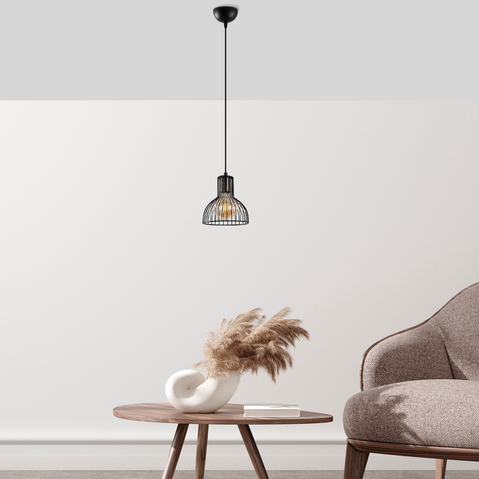 LuxeNox Metal Chandelier - Industrial Elegance