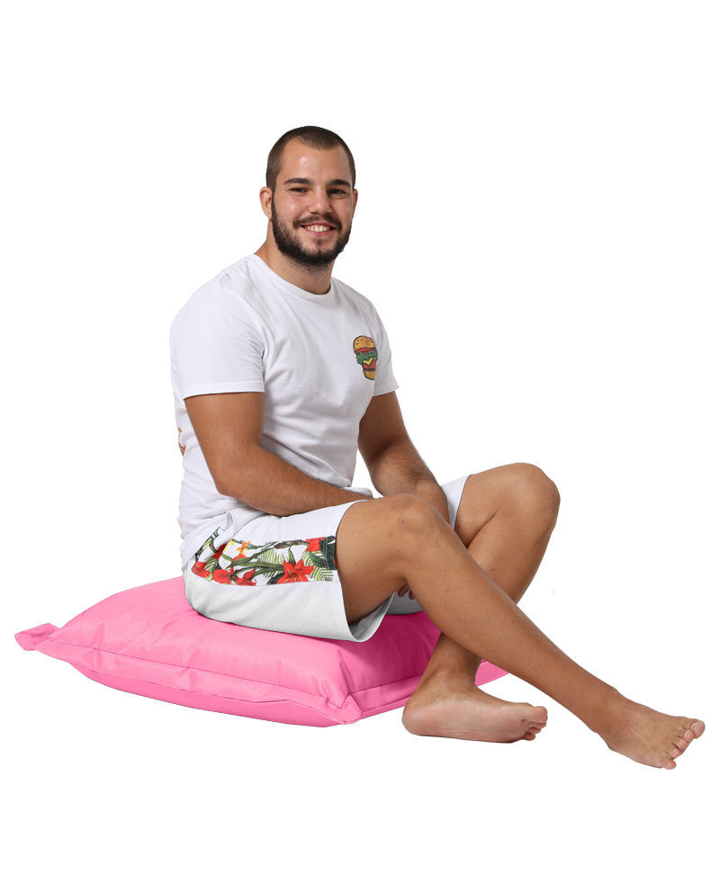 Thumbnail: Cushion Pouf 70x70 - Pink