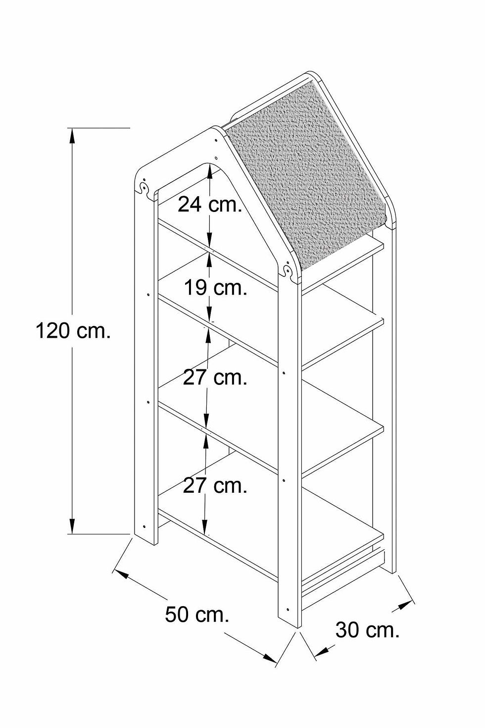 Thumbnail: Multipurpose Shelves 4 - White, Yellow