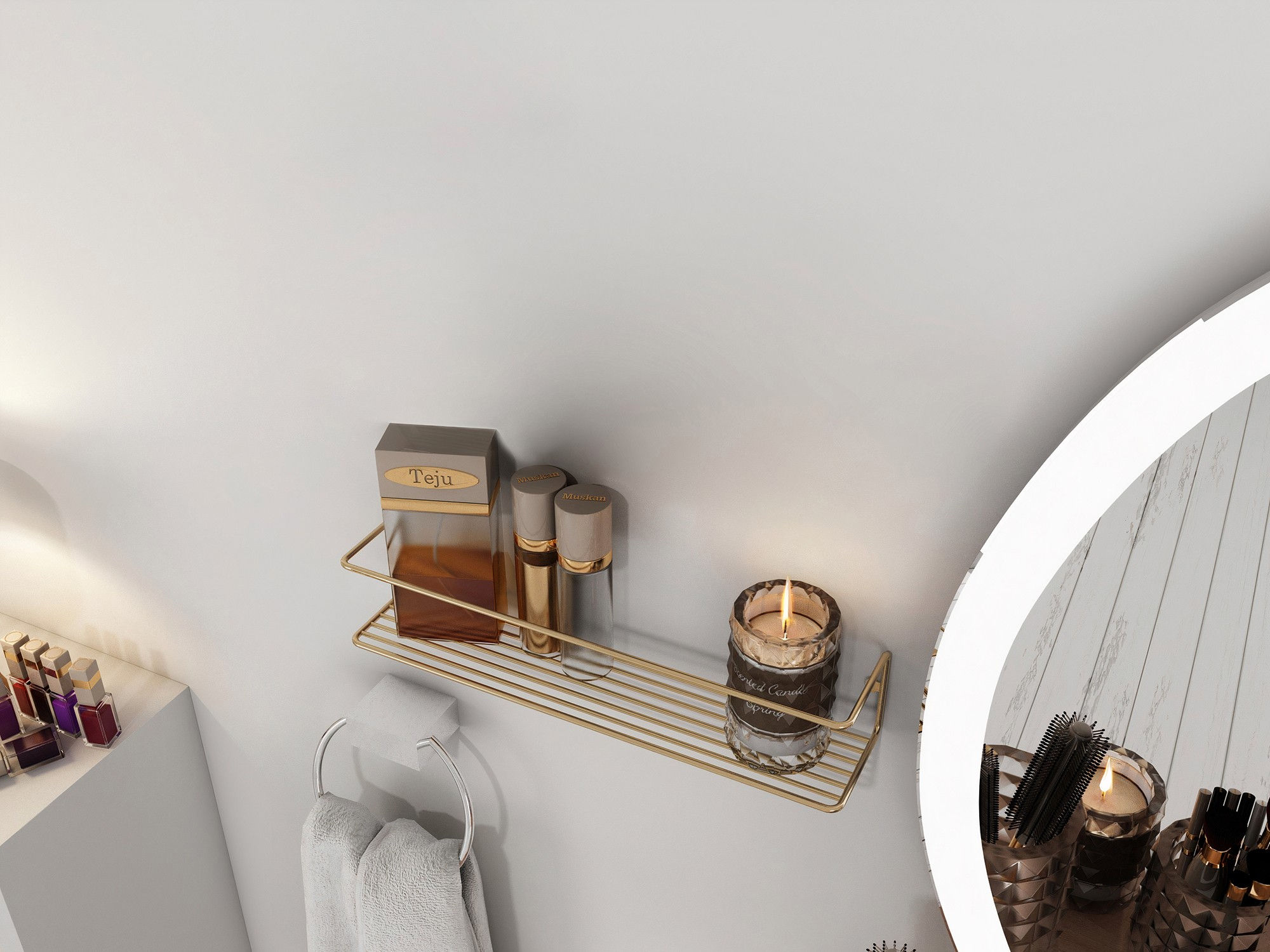 Banyo Makyaj Rafi, Baharatlik - Chrome