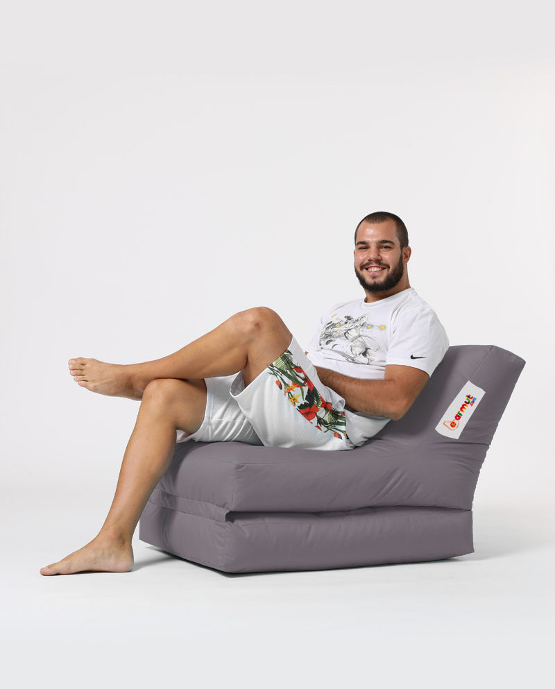 Thumbnail: Siesta Sofa Bed Pouf - Fume