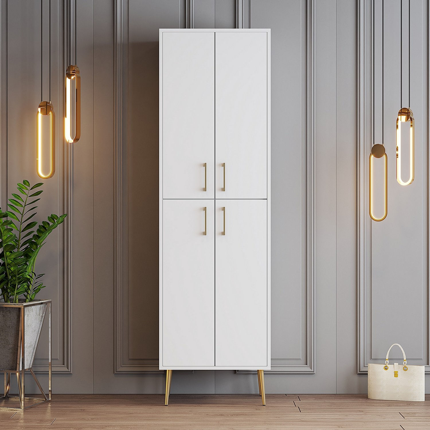 Berlin A - White, Gold