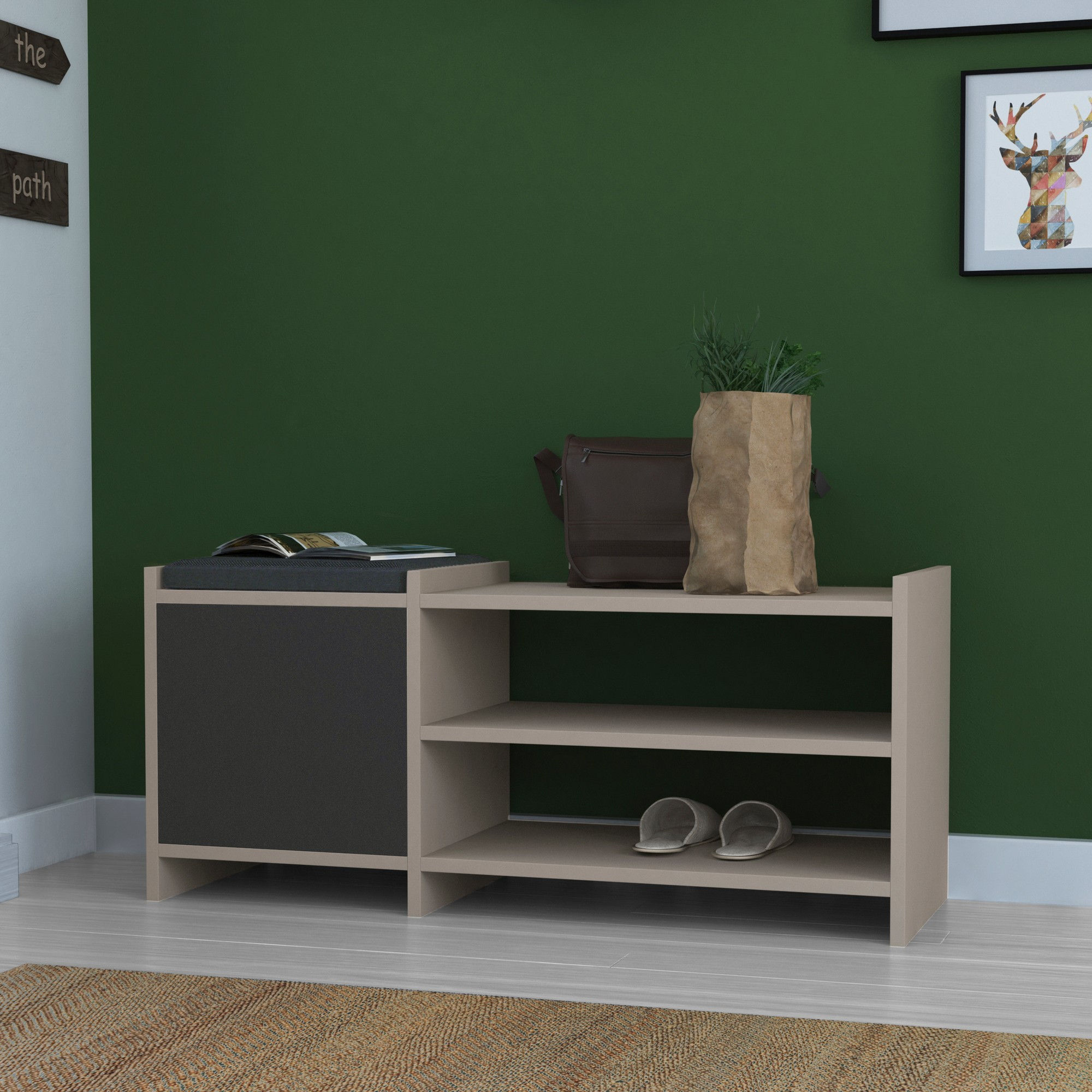 Sunno - Light Mocha, Anthracite