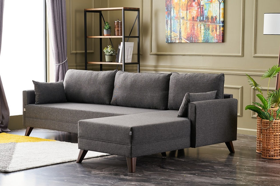 Thumbnail: Bella Corner Sofa Right - Anthracite