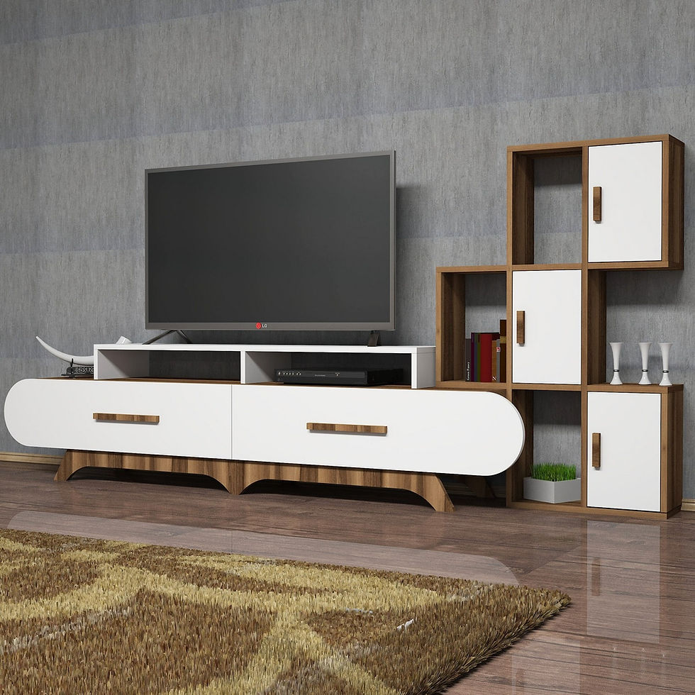 Thumbnail: Flora S - Walnut, White