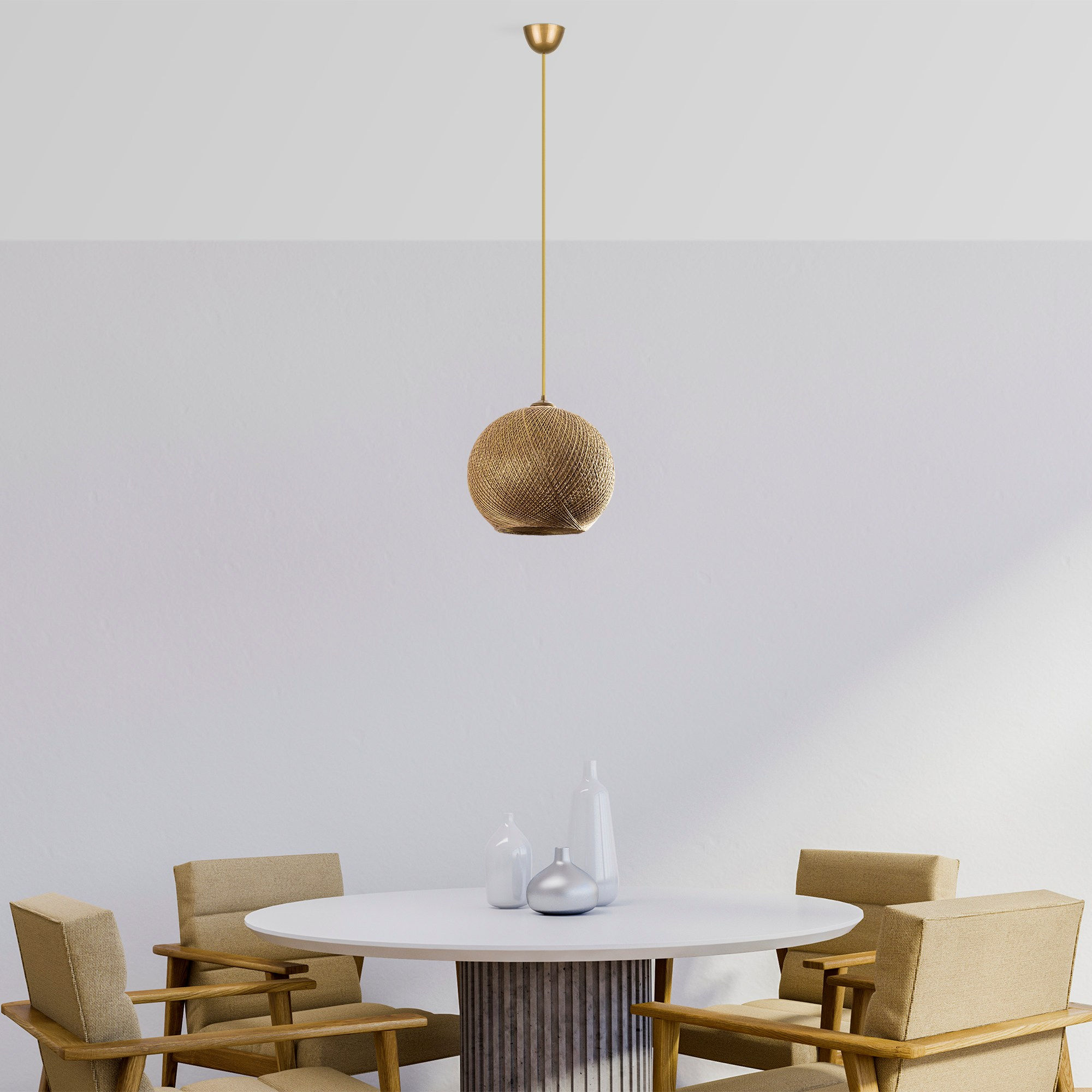 JuteLuxe Illumina Chandelier