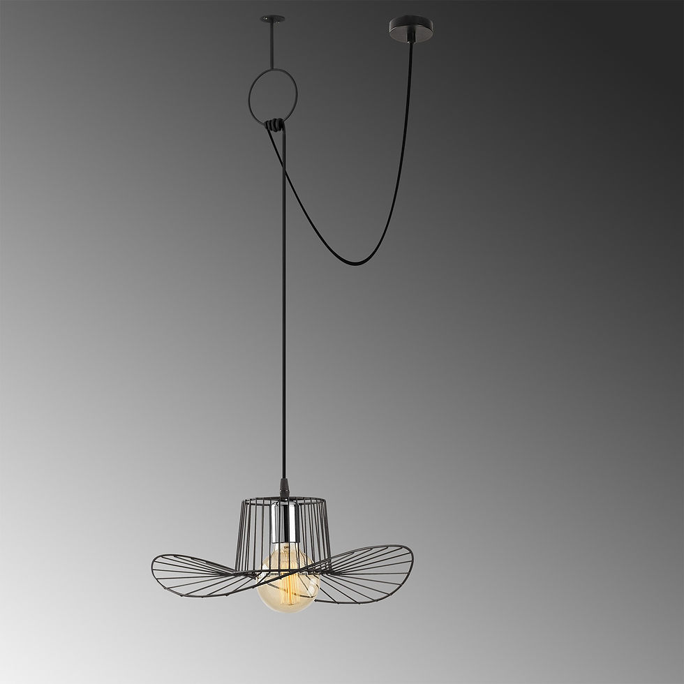 Thumbnail: Luminara Noir Elegance Chandelier