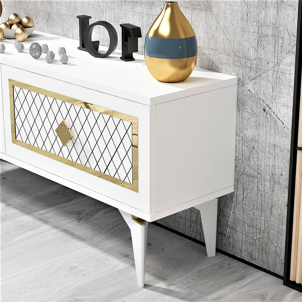 Thumbnail: Arel - White, Gold