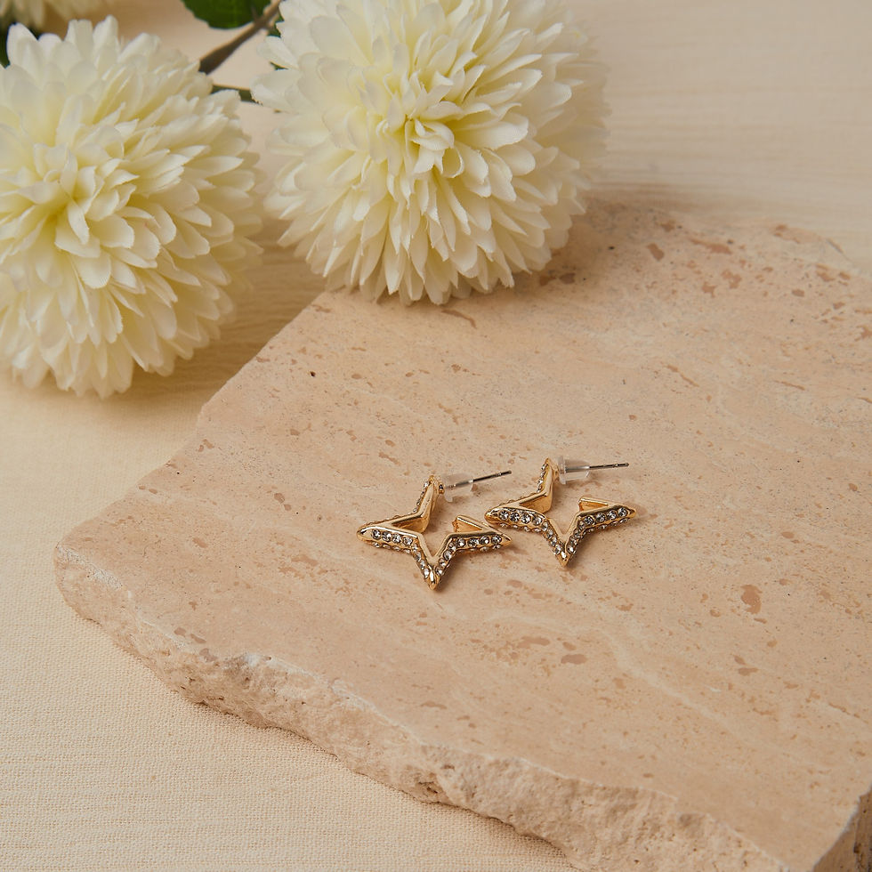 LustreVibe Alloy Earrings - Chic & Hypoallergenic