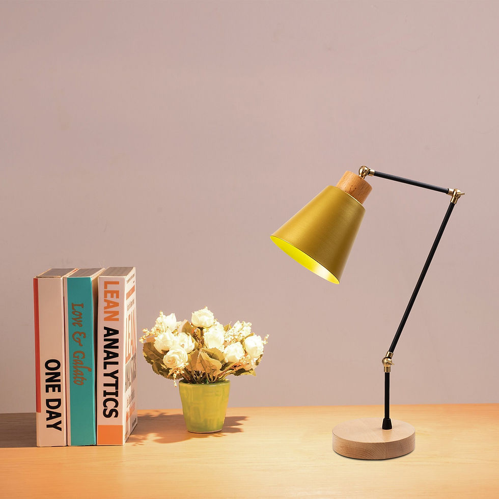LumoCraft Aura: Modern Metal Glow Lamp