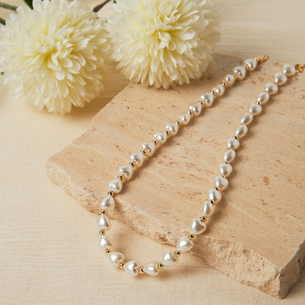 LustraCharm: Alloy Elegance Necklace