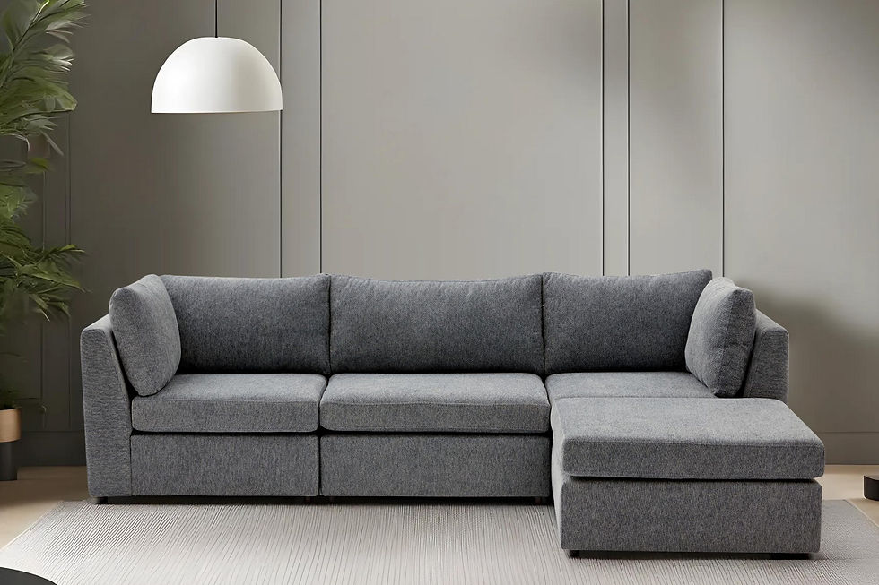 Thumbnail: Mottona Corner Sofa v2 - Grey