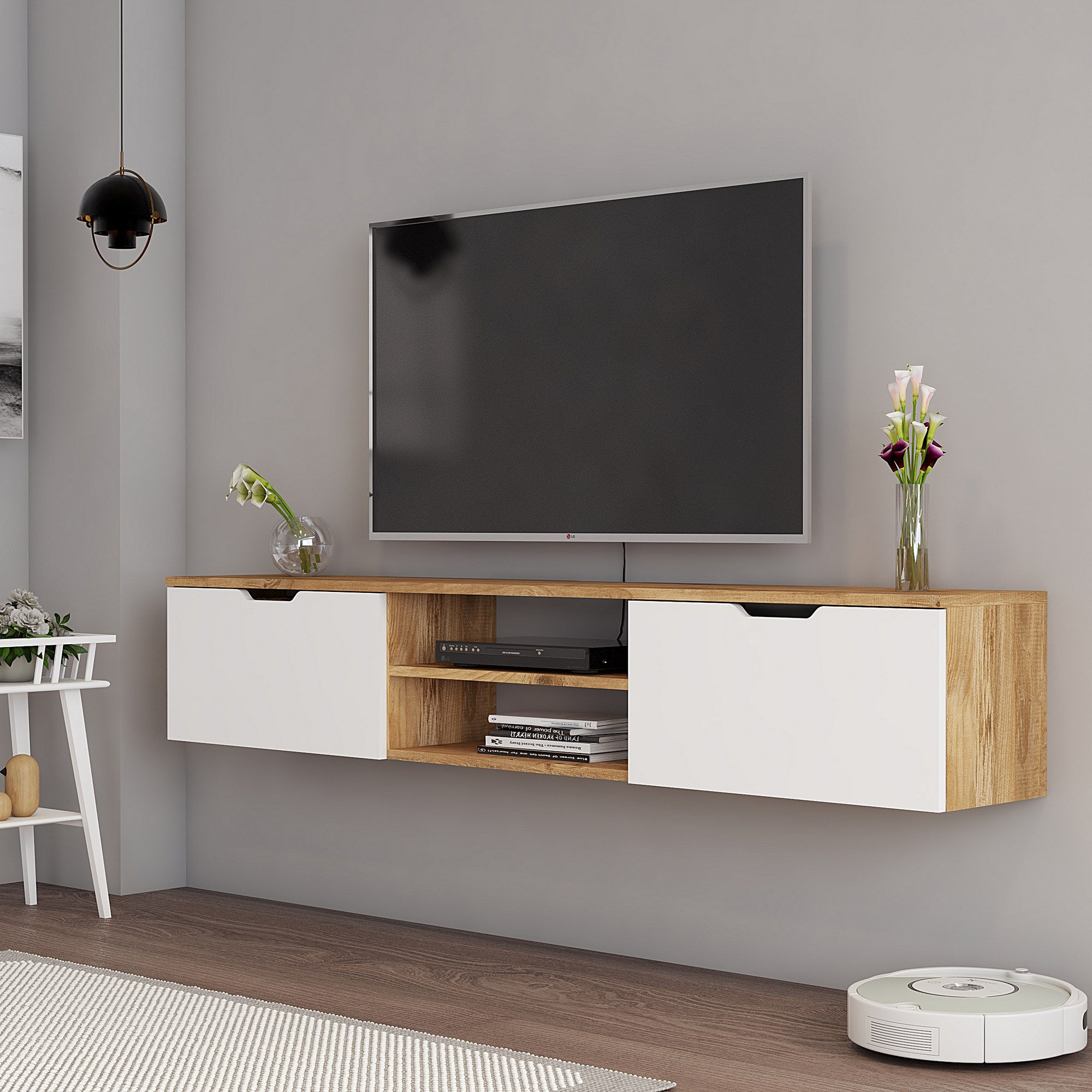 Denoya 2 TV Unit - Atlantic Pine