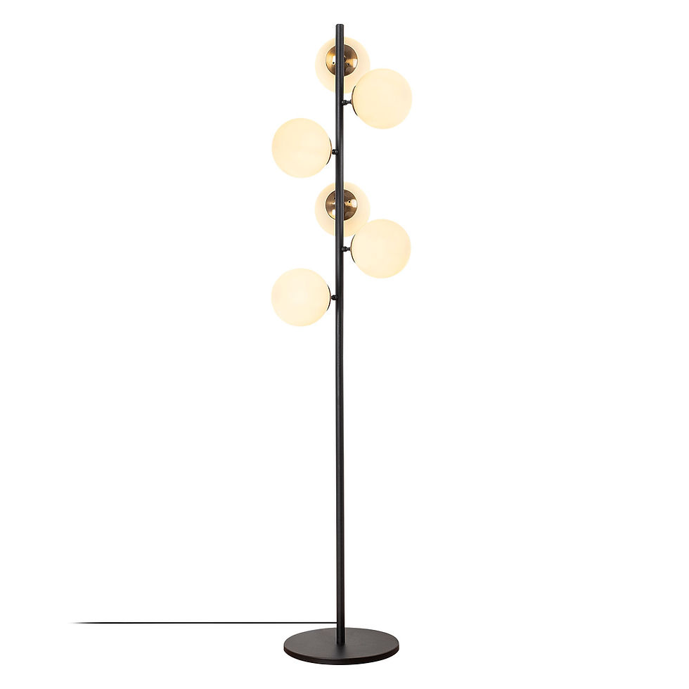 Thumbnail: Luminara Noir: Scandinavian Elegance Lamp