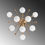 Thumbnail: Lumina Copper Elegance Chandelier