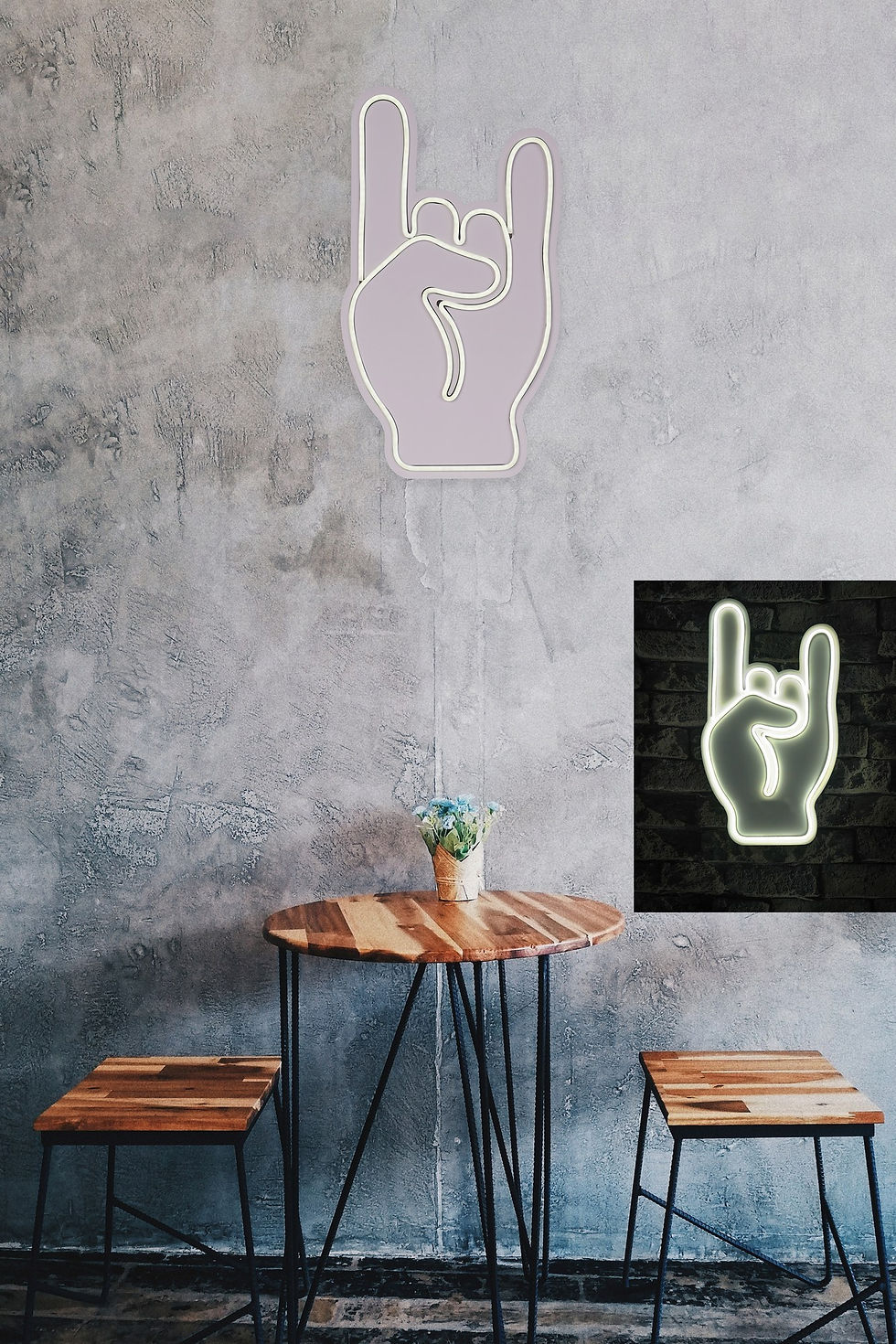 Thumbnail: Rock N Roll Sign - White