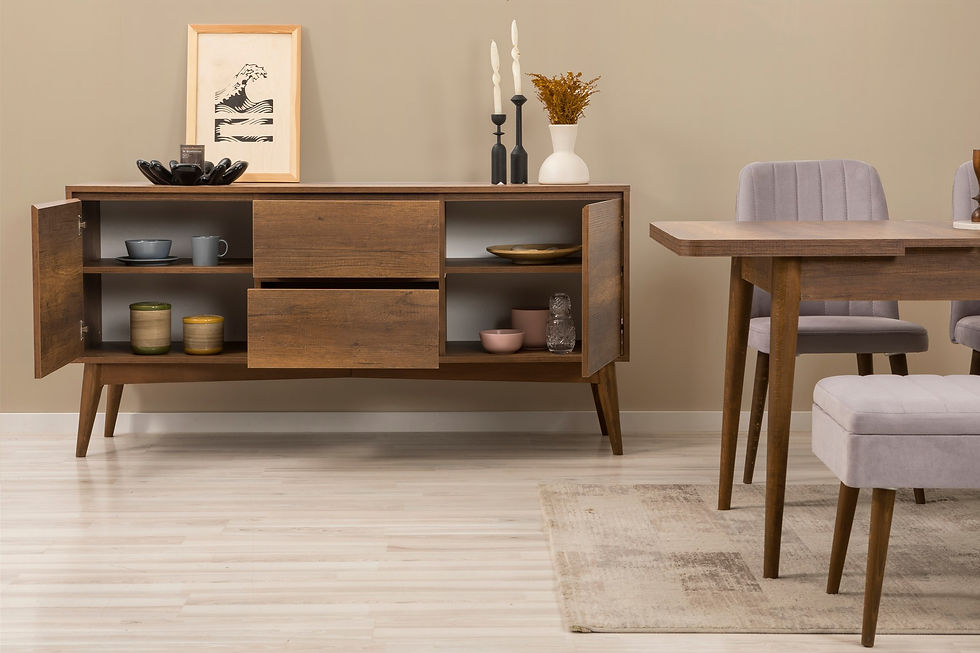 Thumbnail: Vina Bench 04 0701 - Walnut, Grey