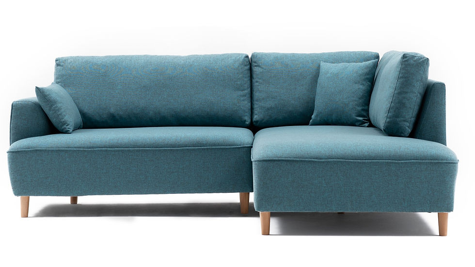 Thumbnail: Felix Extra Soft Corner Sofa Right - Turquoise