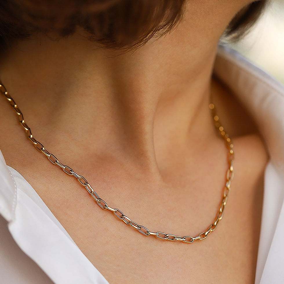 Thumbnail: NeoLuxe 14K AuraGold Spring Necklace