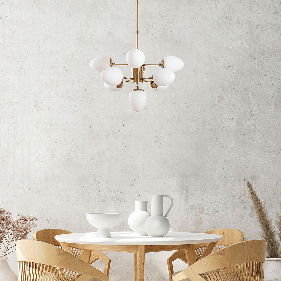 Thumbnail: LuminoCopper Elegance Chandelier