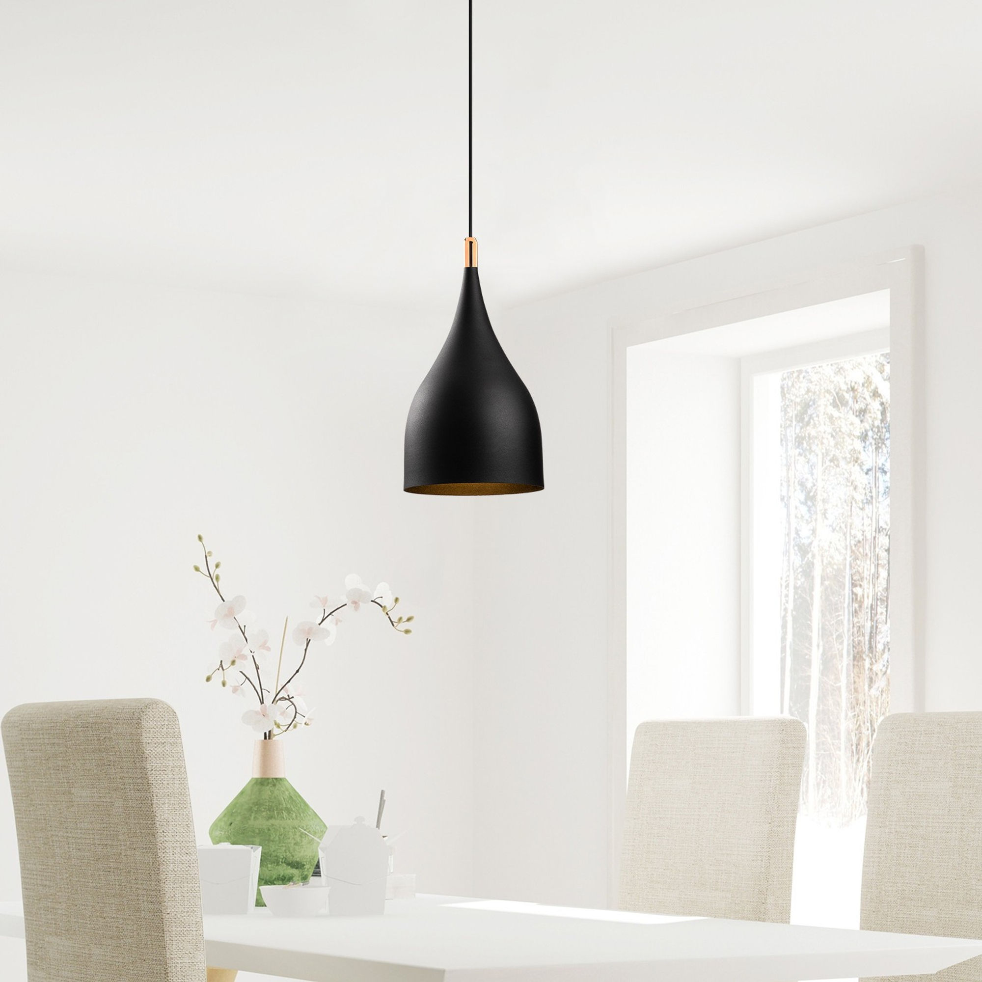 Lumosfera Chandelier: Noir Elegance Unleashed