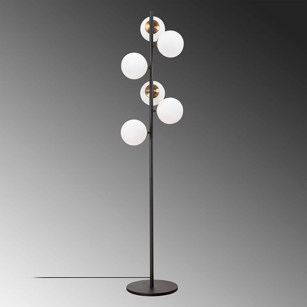 Thumbnail: Luminara Noir: Scandinavian Elegance Lamp